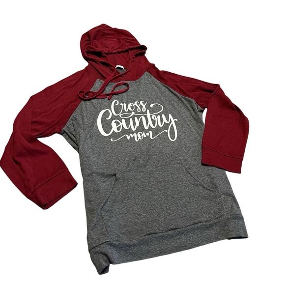 Cross Country Mom Pullover Hoodies for Women with Pocket Casual Long Sleeve Shir - Picture 2 of 9